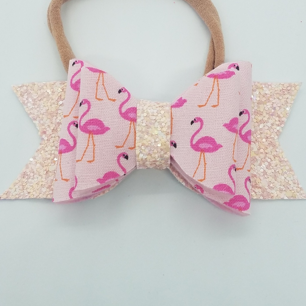 3 hand made hair bows - Picture 4 of 4